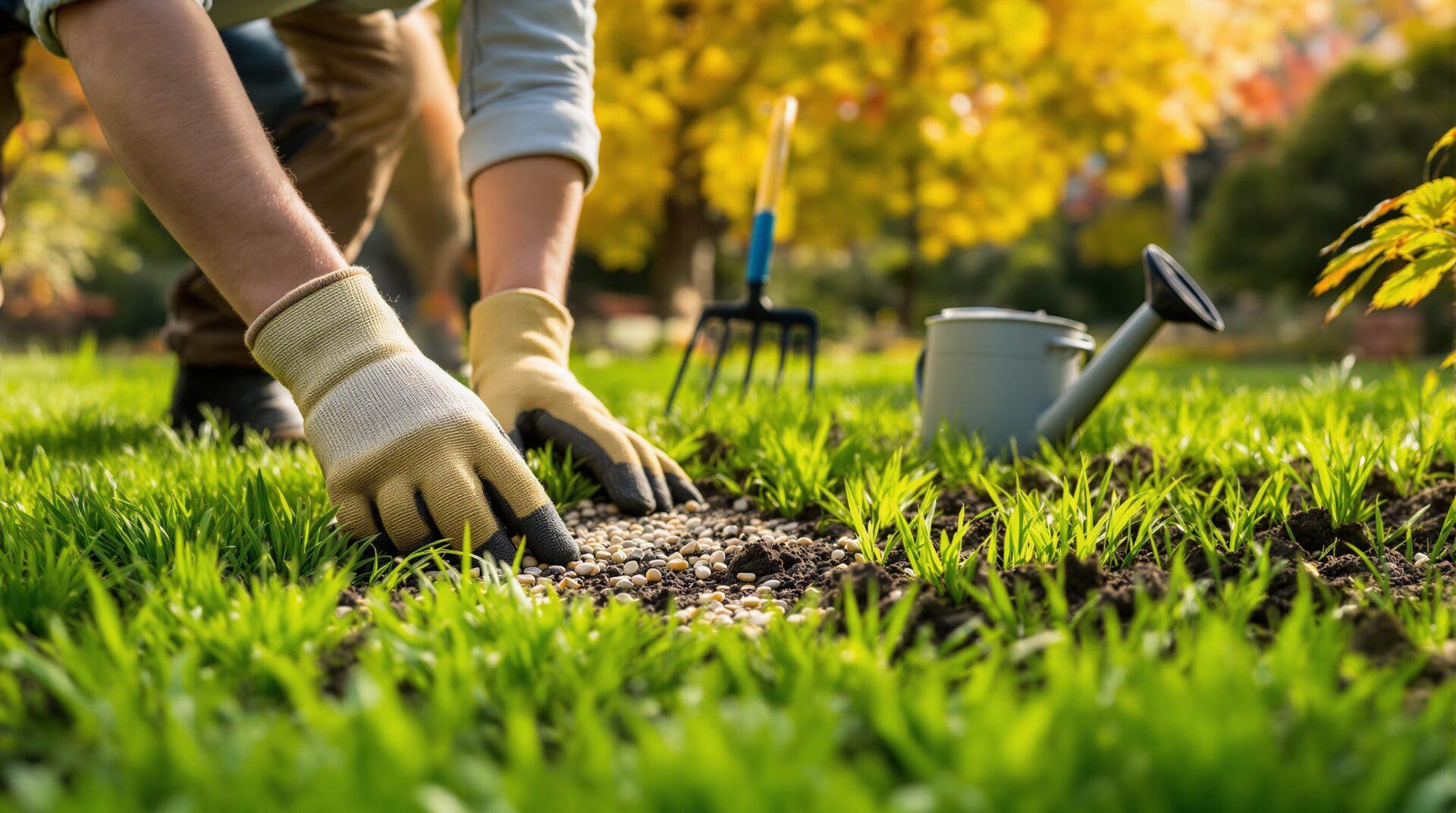 Pourquoi semer du gazon en automne est-il judicieux ?