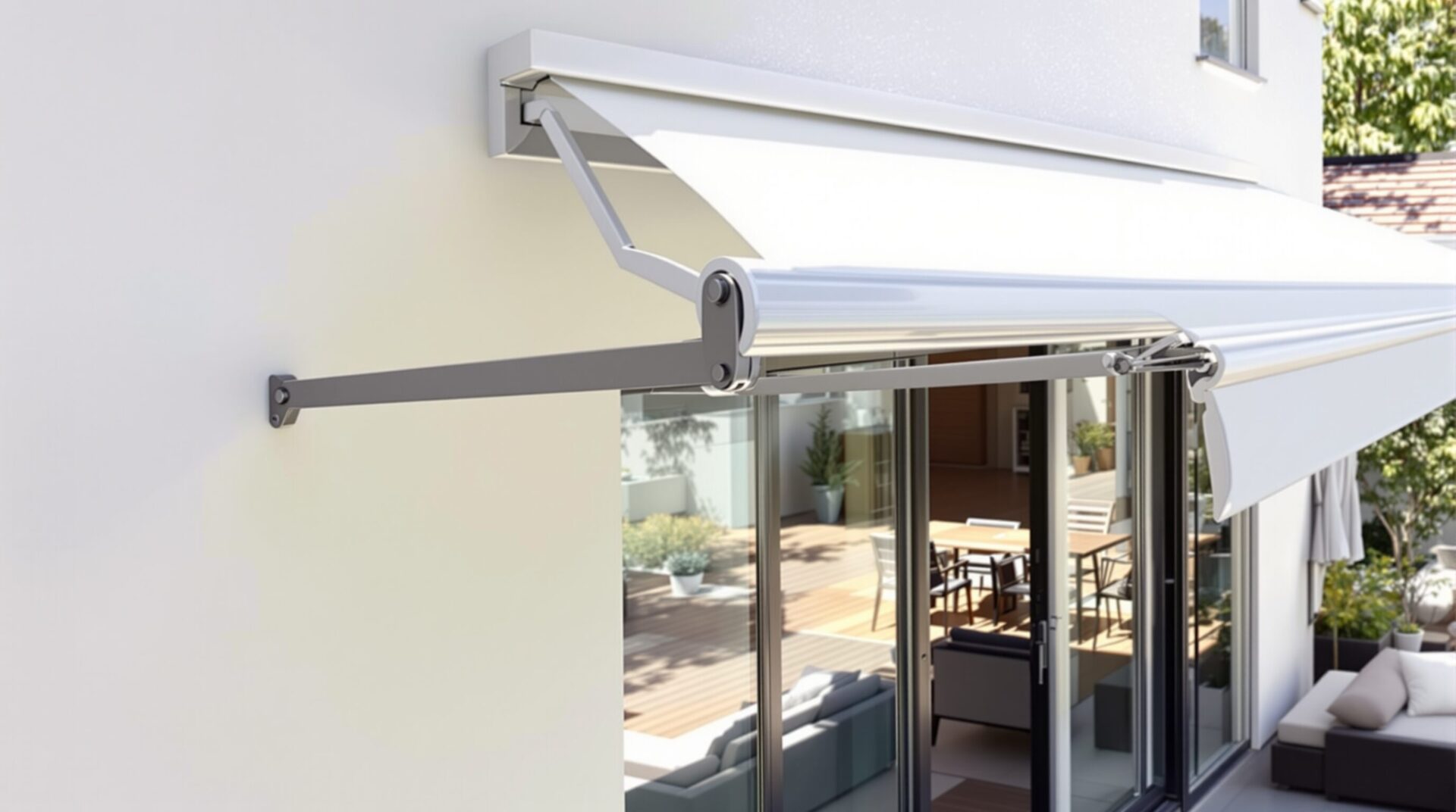 fixation pour store banne