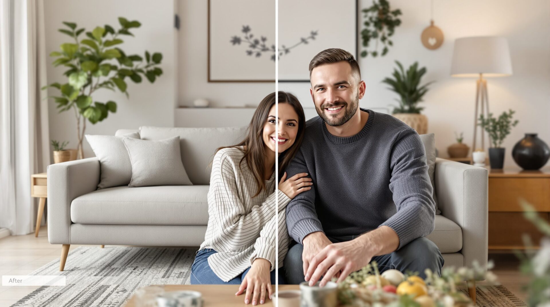 Avant/Après : transformer son salon avec un canapé Ethnicraft