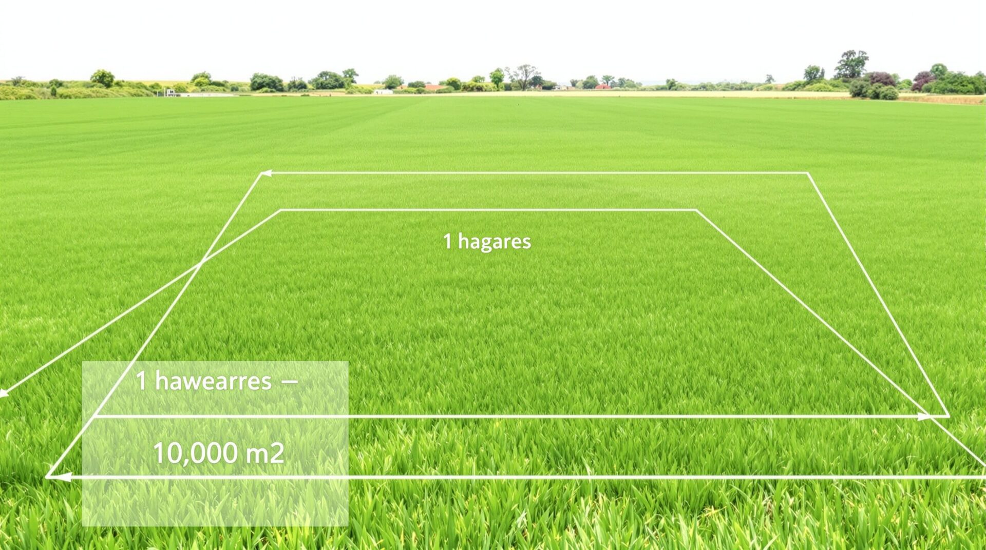 1 hectare en m2