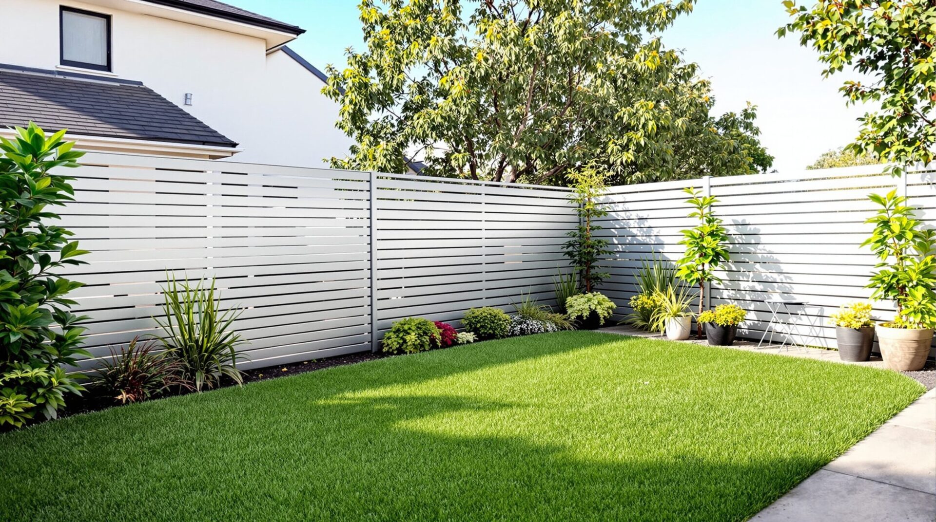 cloture aluminium sur mesure