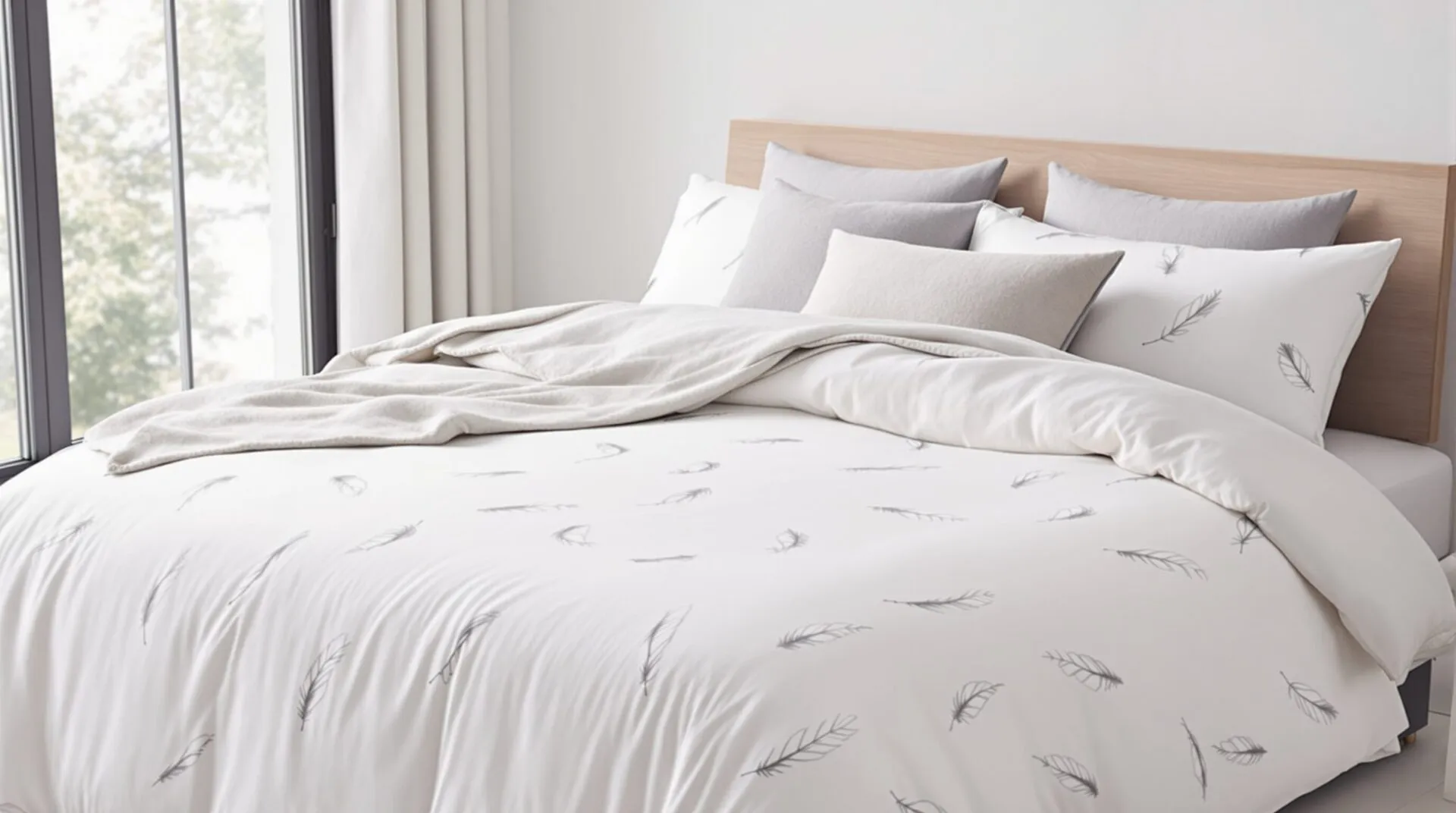 Housse de couette Plume : zoom sur une parure élégante et légère