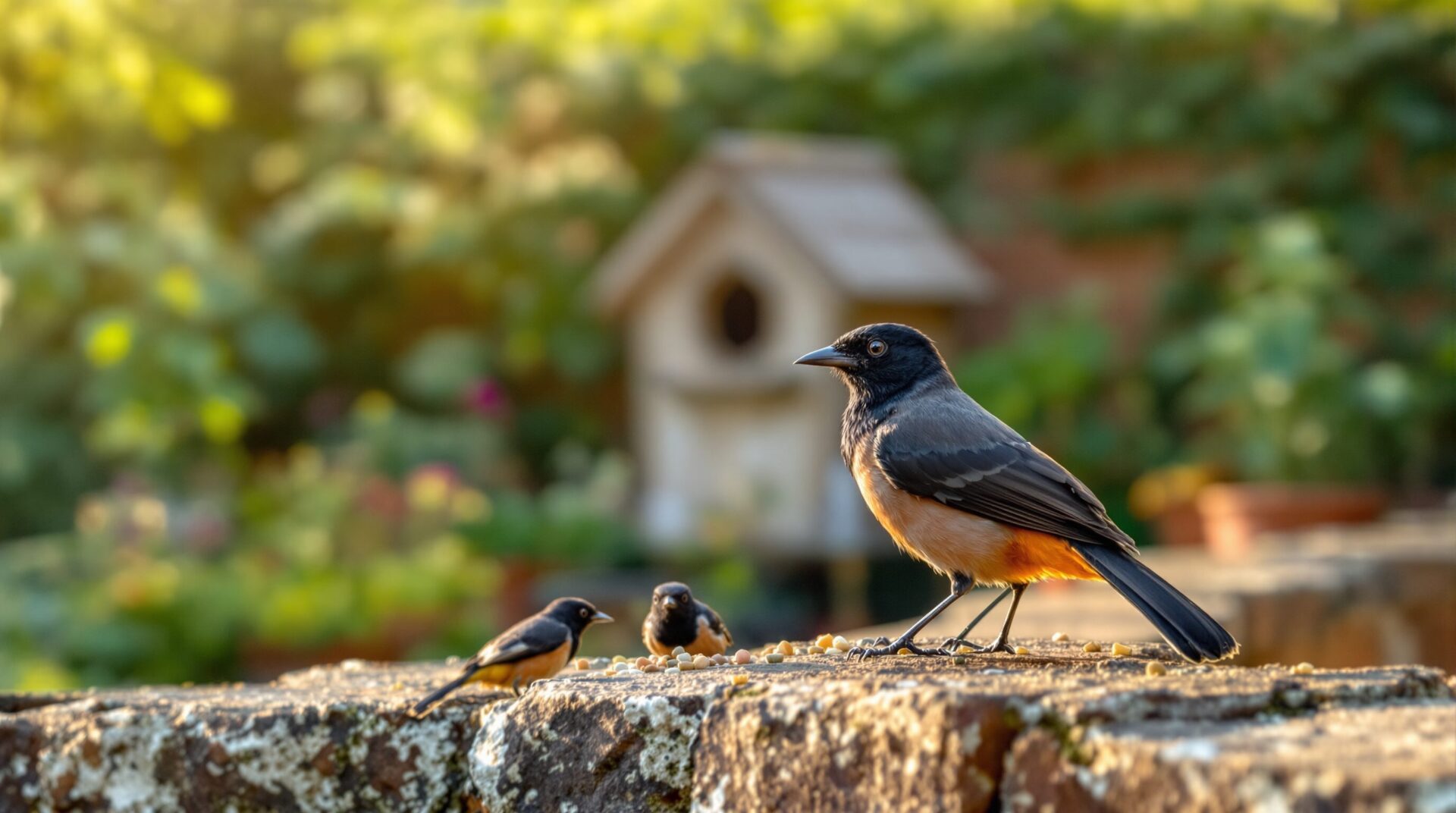 Le rouge queue noire : le reconnaître et l’accueillir au jardin ?