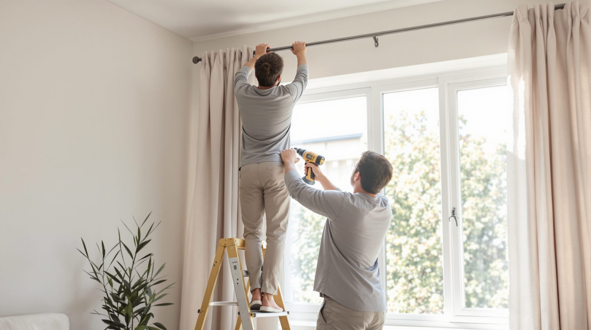 comment mettre les rideaux dans une maison