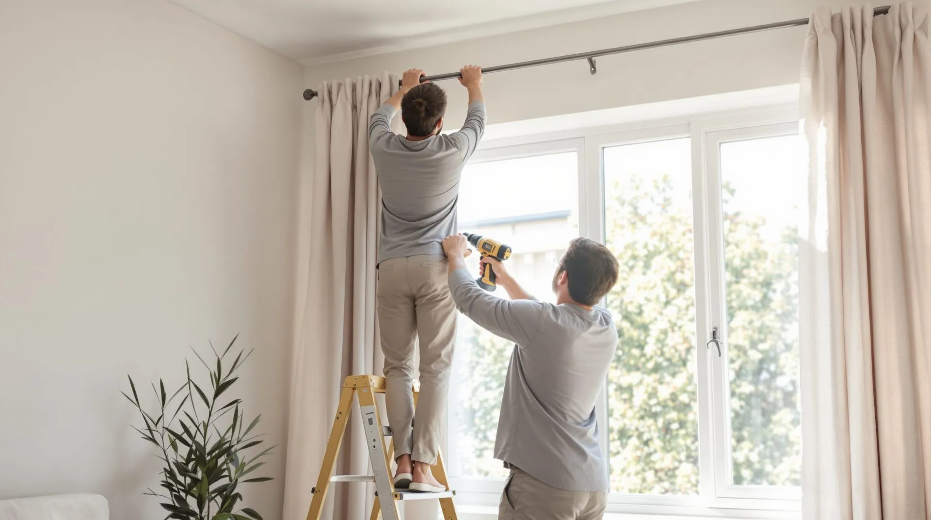 comment mettre les rideaux dans une maison