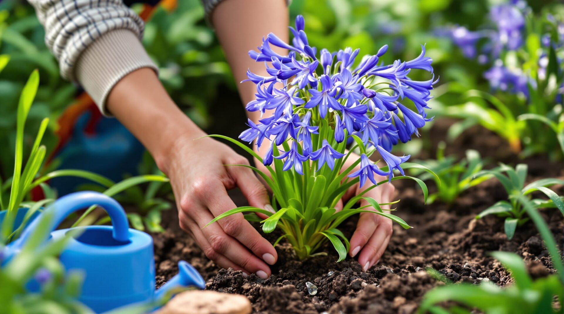 Agapanthe : la méthode idéale pour une floraison abondante au jardin