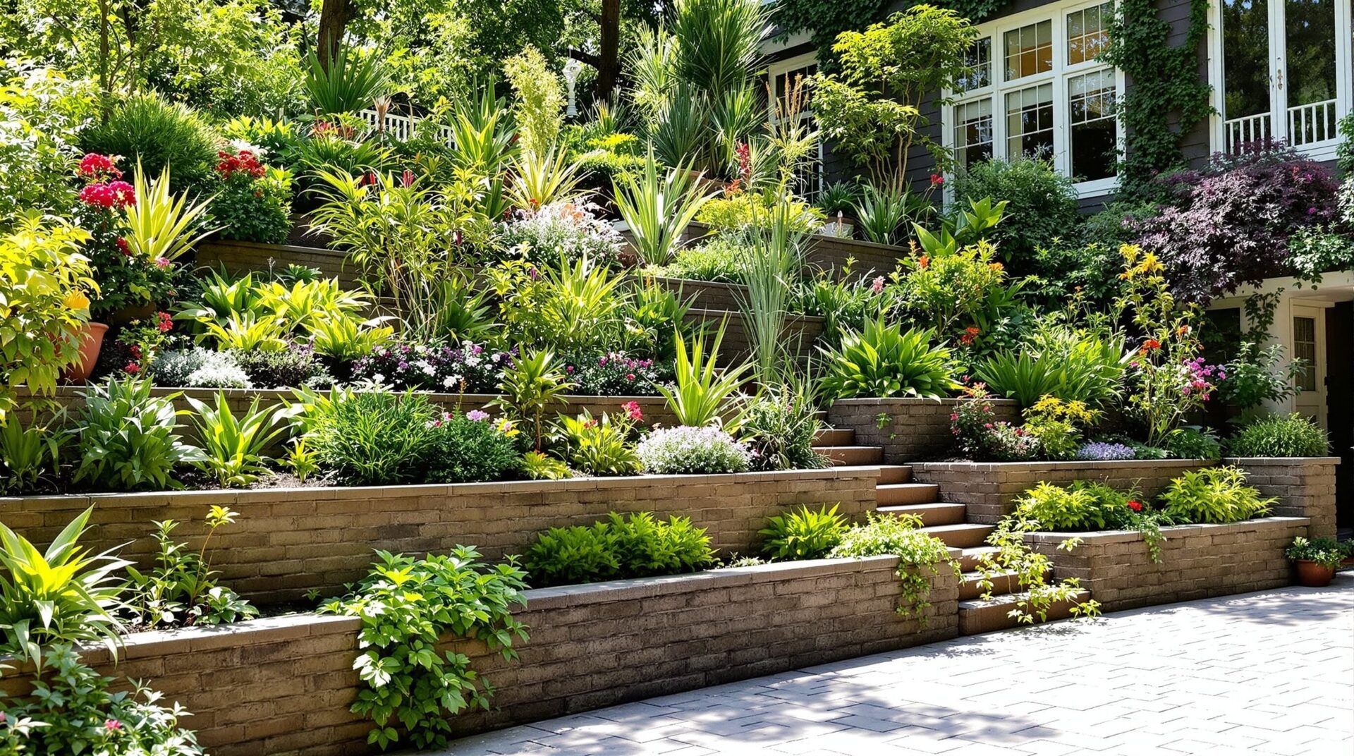 Aménager un talus en pente : les 9 idées pour un extérieur structuré