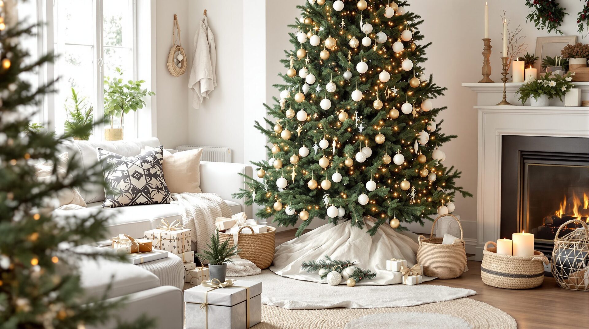 Cacher pied sapin : les 9 inspirations pour une déco festive réussie