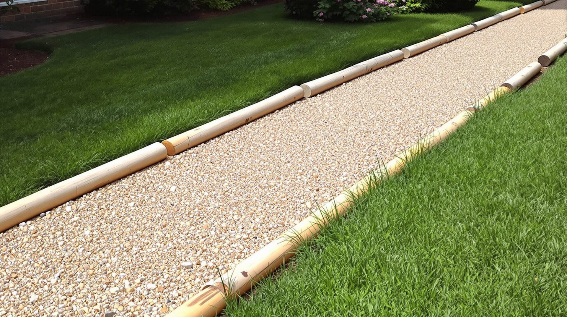 Quelle est la manière la moins chère de border une allée en gravier ?