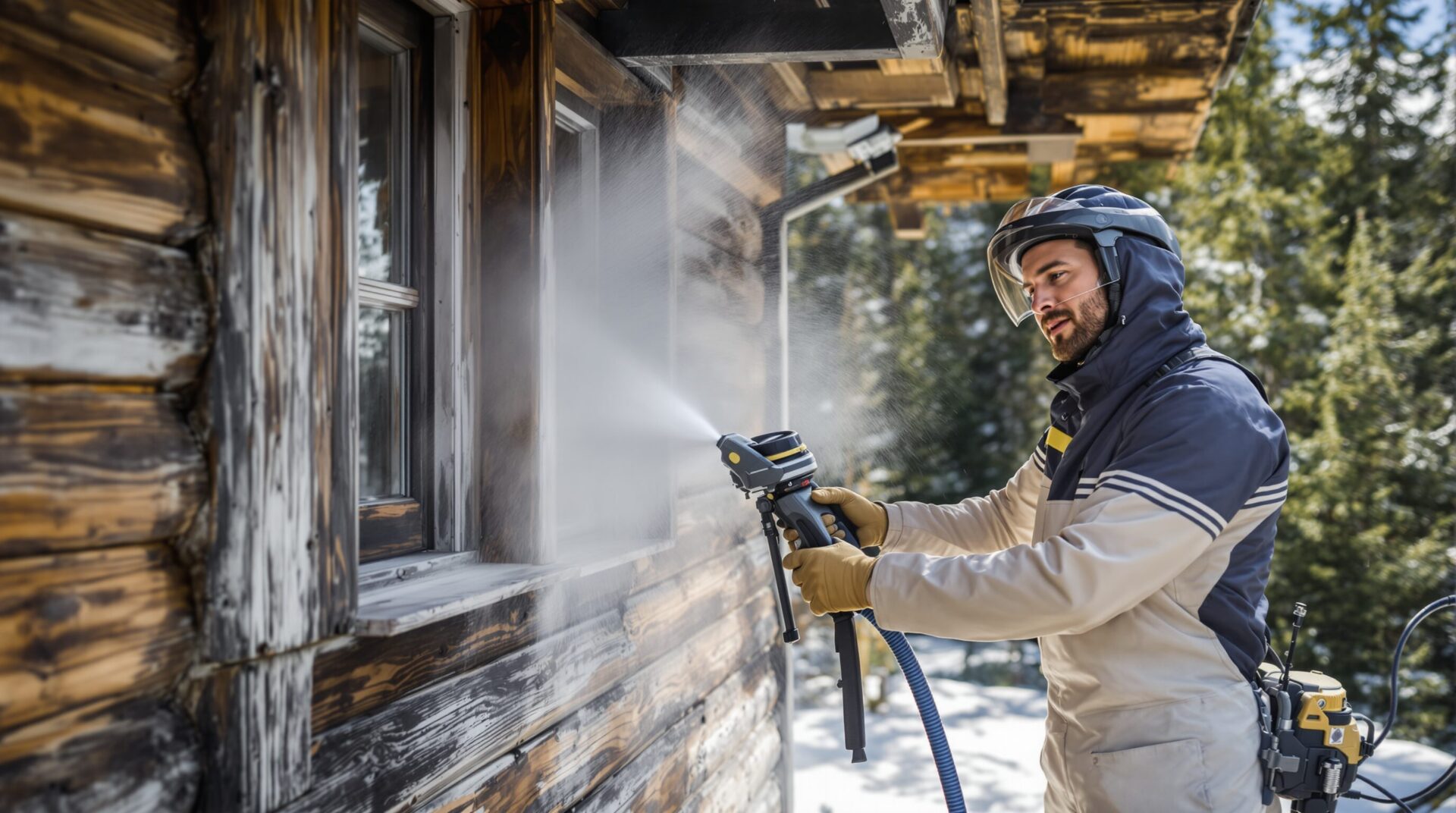 Tarif aérogommage chalet : les 7 facteurs qui influencent le prix réel