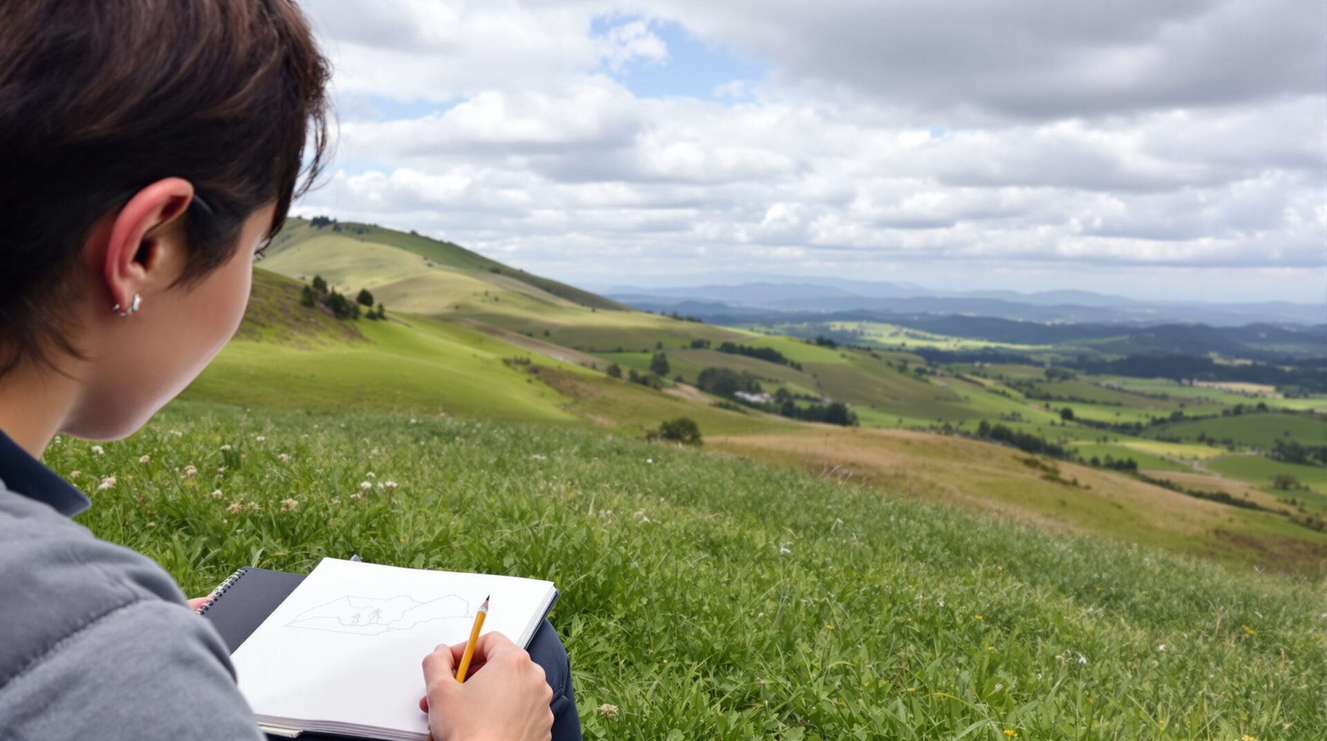 Croquis de paysage : le rôle du dessin dans la représentation paysagère