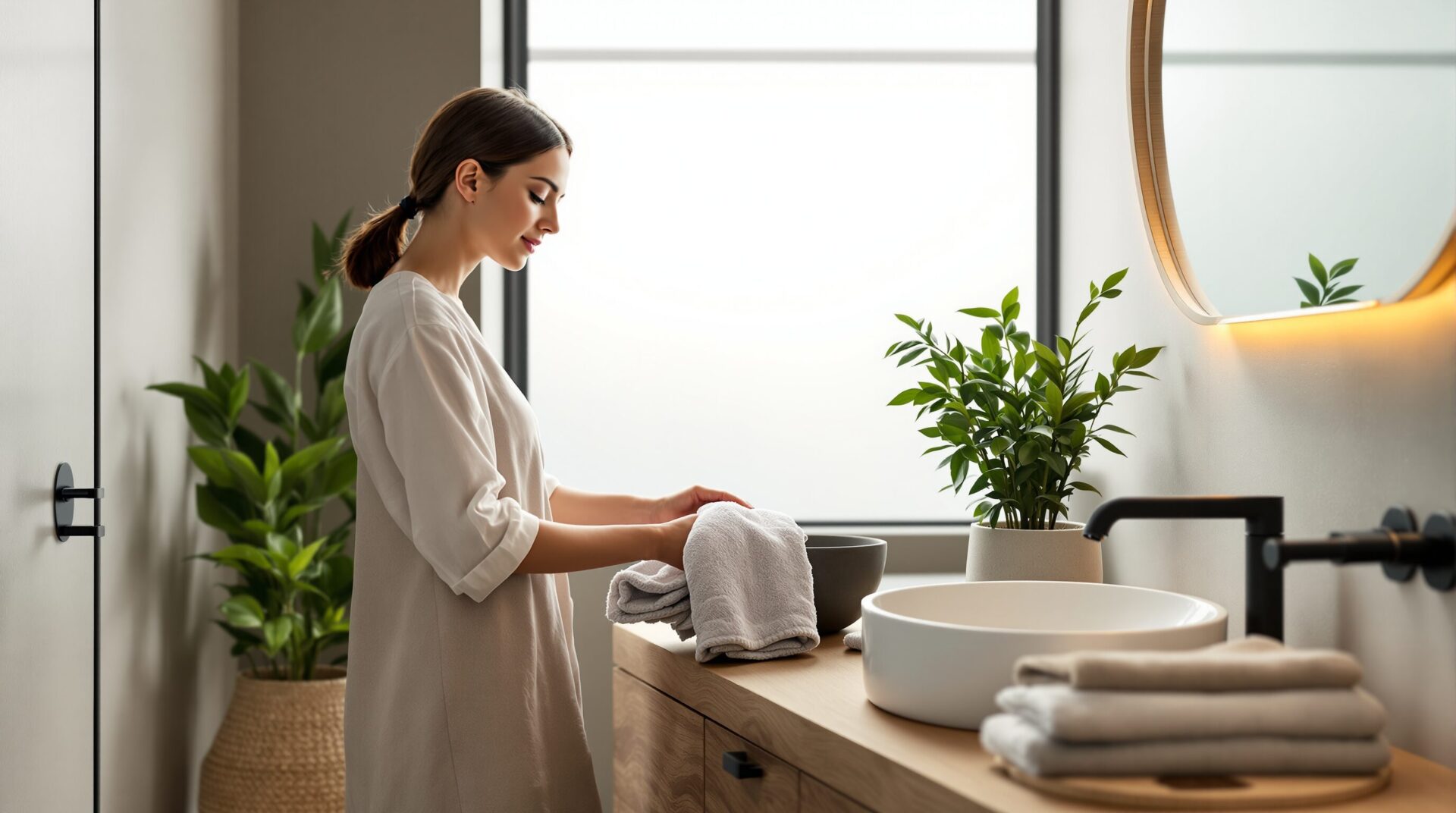 Salle de bain tendances 2025 : la palette, matériaux et astuces durables