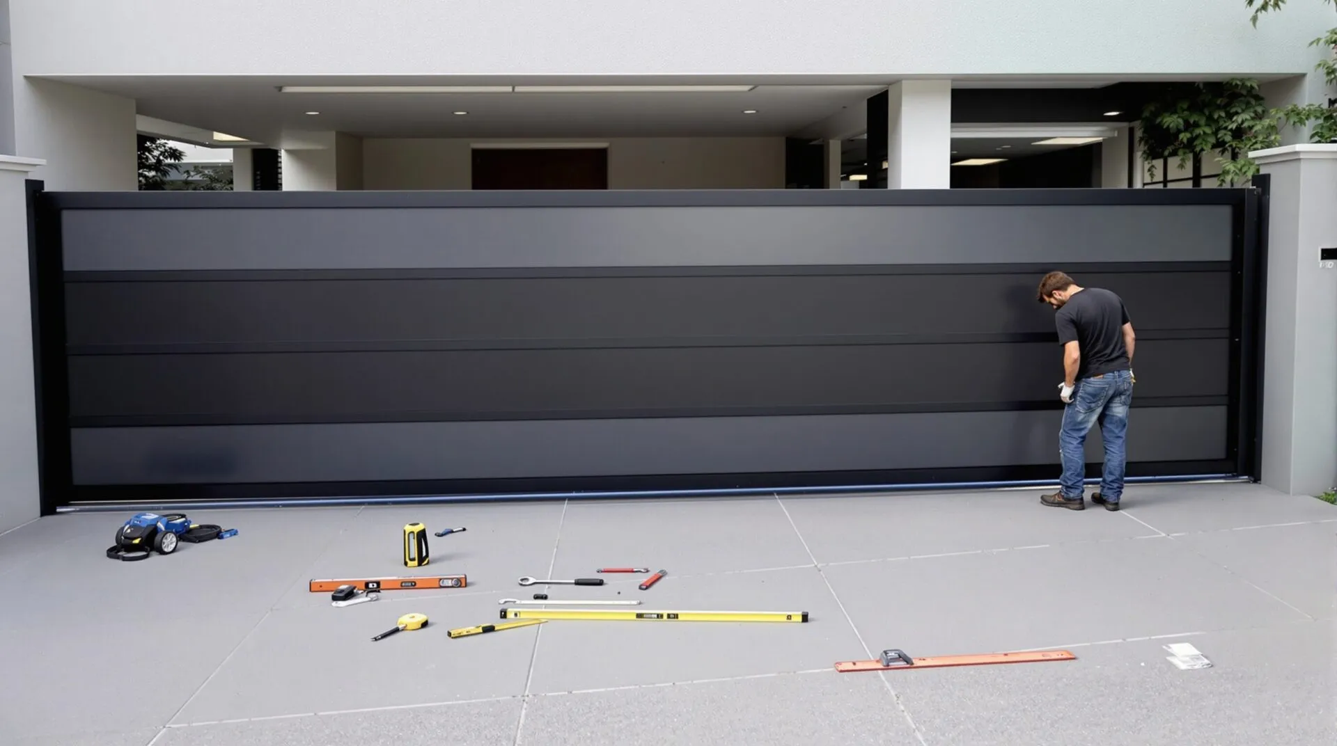 Comment bien préparer l’installation d’un portail coulissant de 4 mètres ?