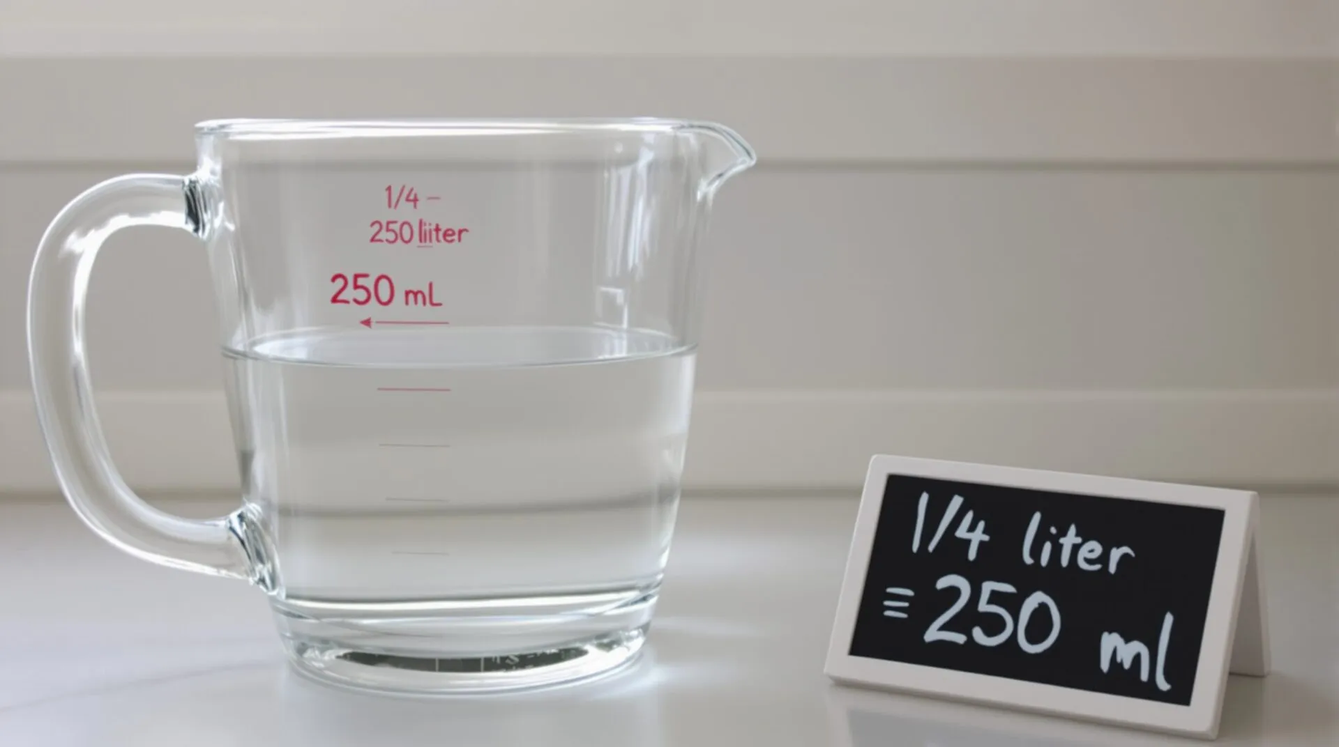 1/4 de litre en ml : la méthode simple pour convertir et mesurer facilement