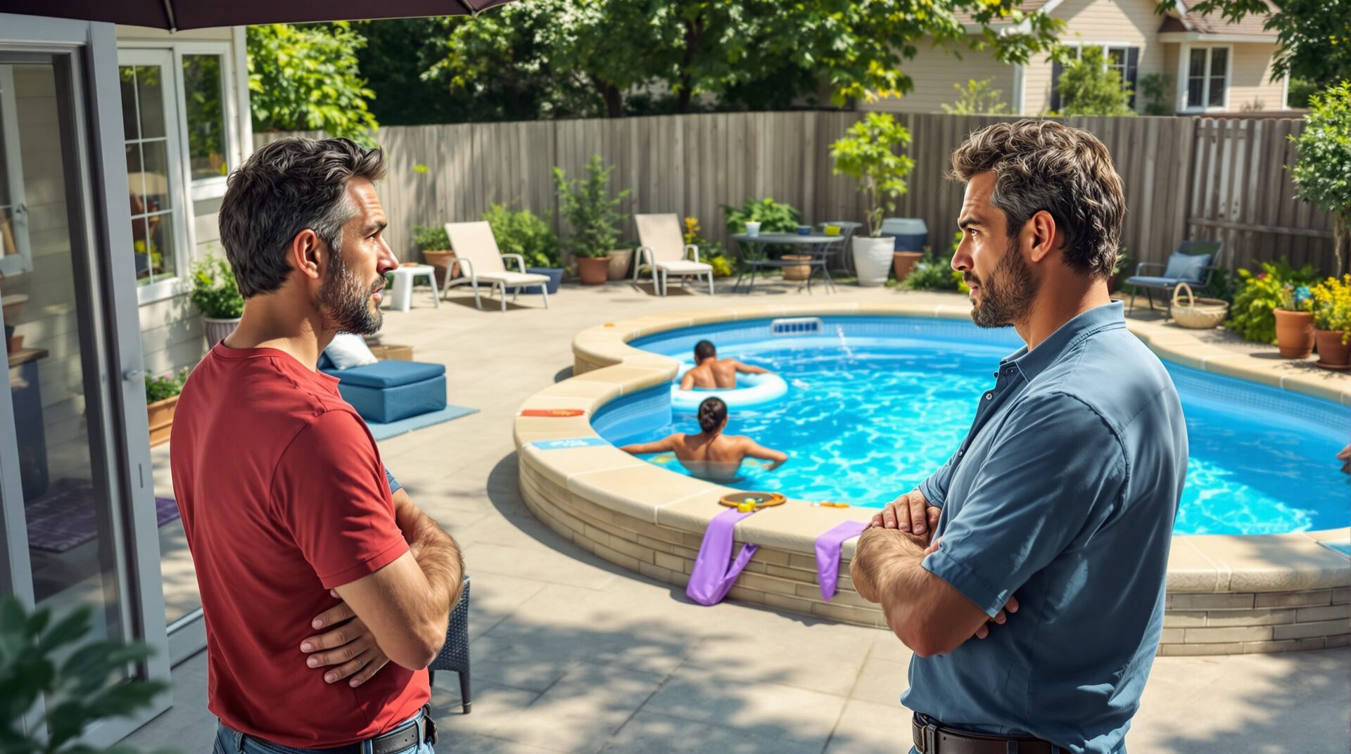 squatteur de piscine