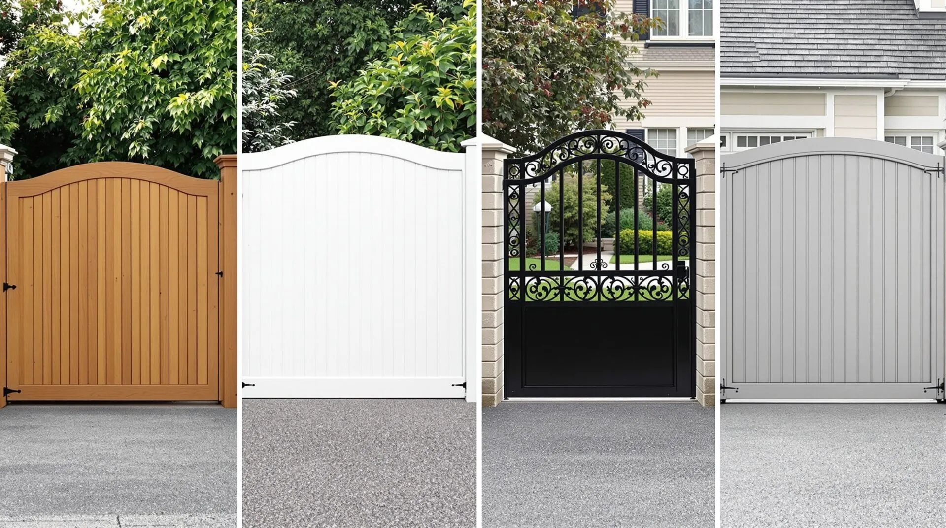 Quels matériaux choisir pour son portail : bois, PVC, fer forgé ou aluminium ?