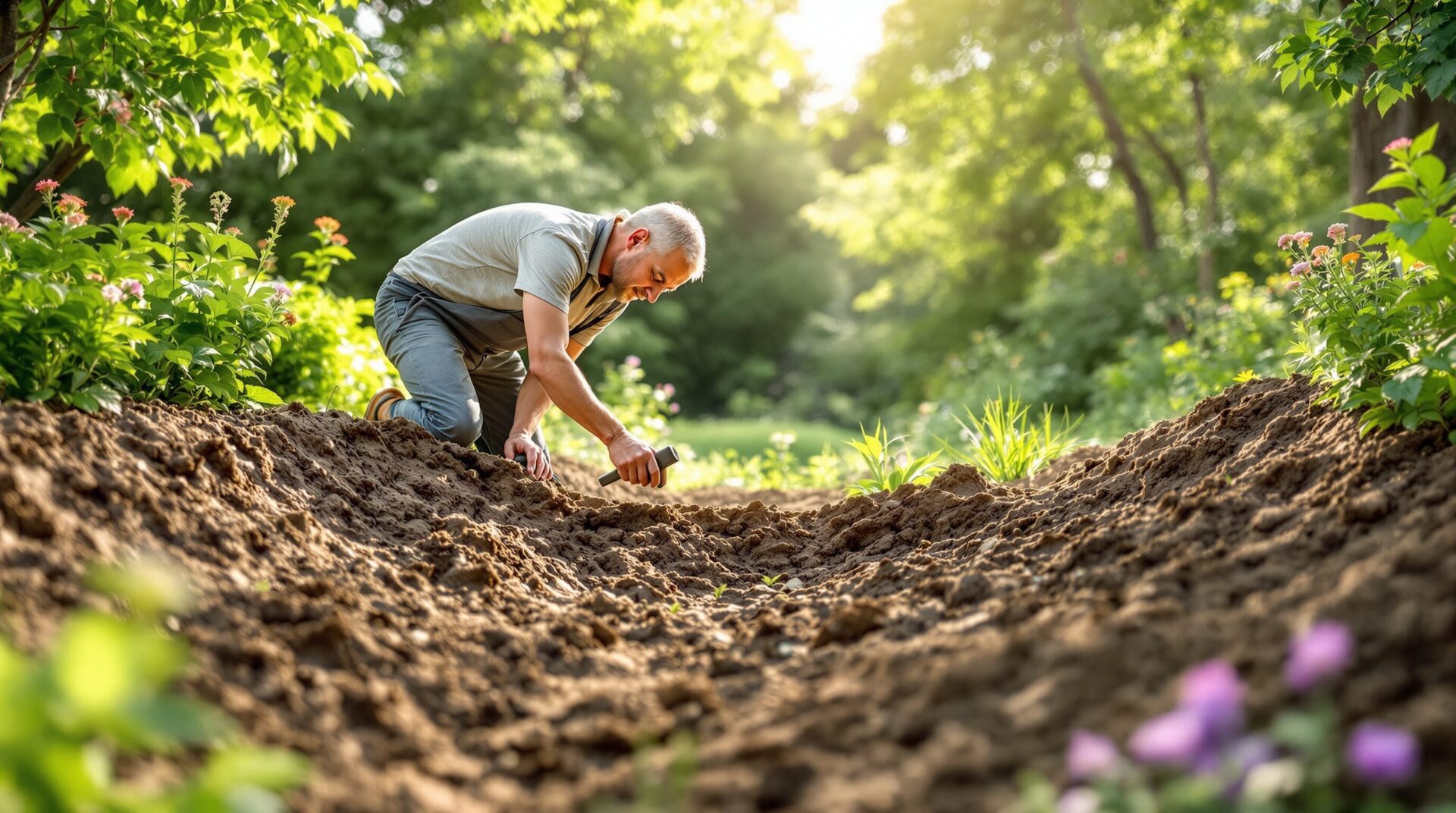 Aplanir terrain en pente : la méthode efficace pour un jardin parfaitement plat