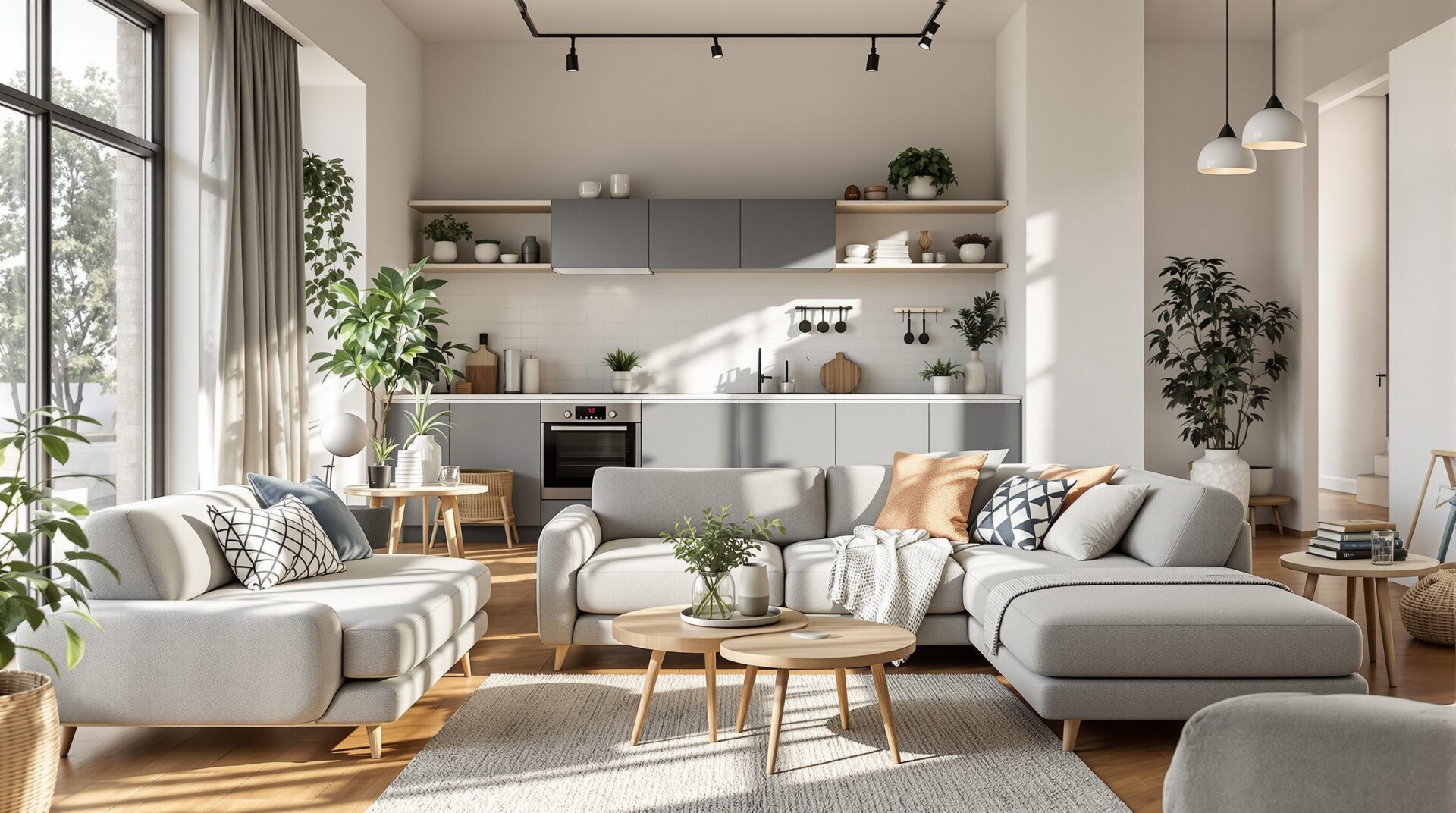 Aménager un petit salon avec cuisine ouverte : les 10 solutions pour optimiser l’espace