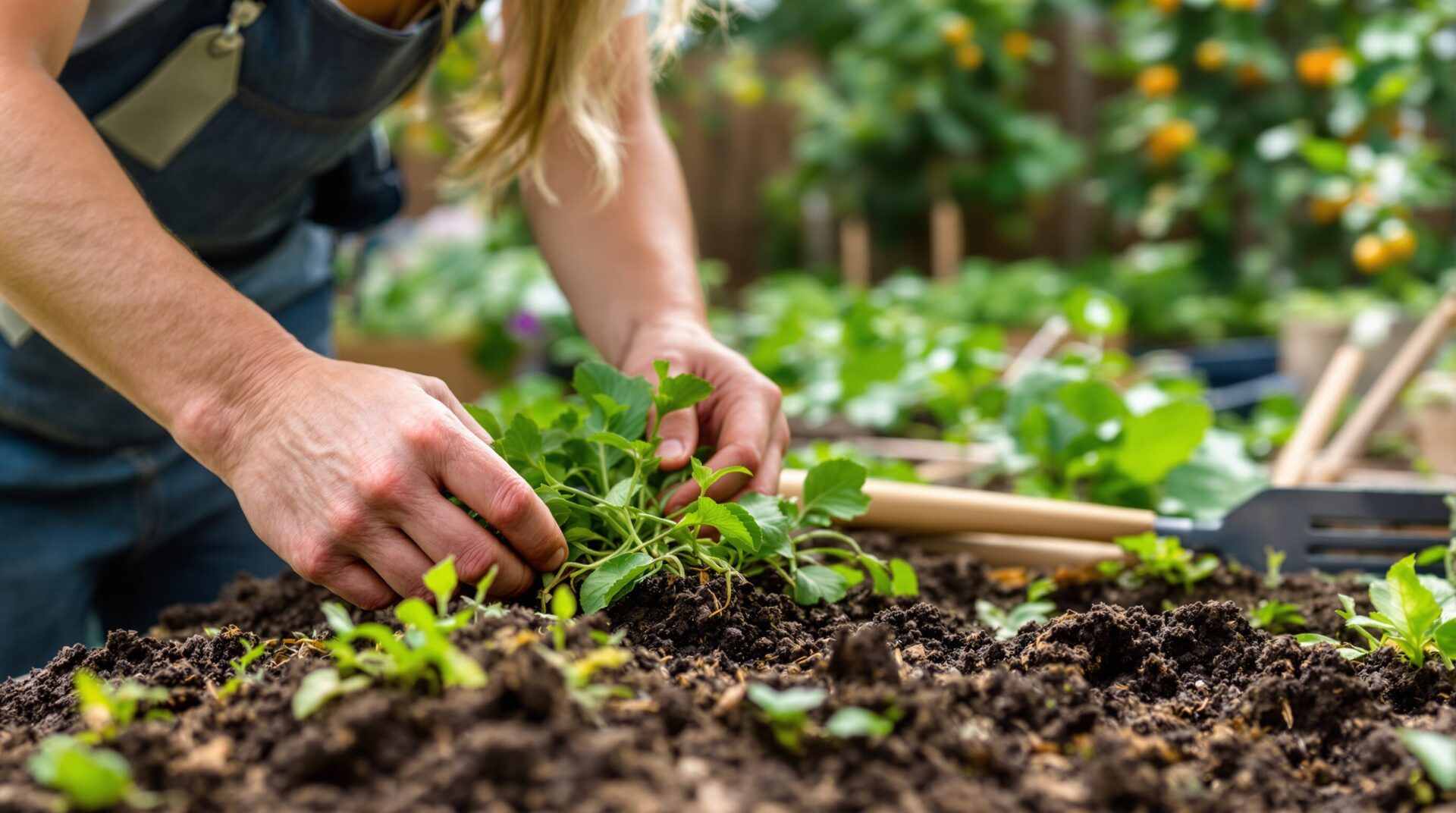 que faire des mauvaises herbes arrachées permaculture