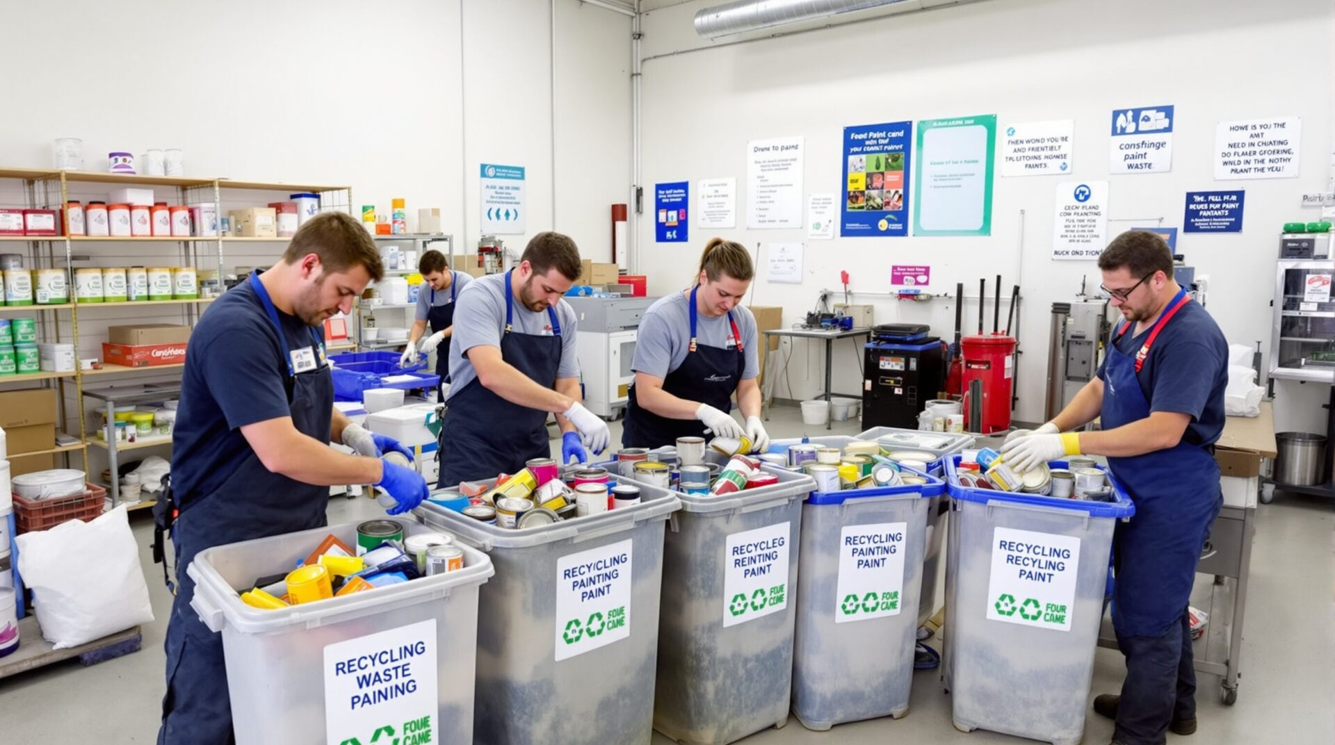 Comment une entreprise locale de peinture innove dans la gestion écologique des déchets?