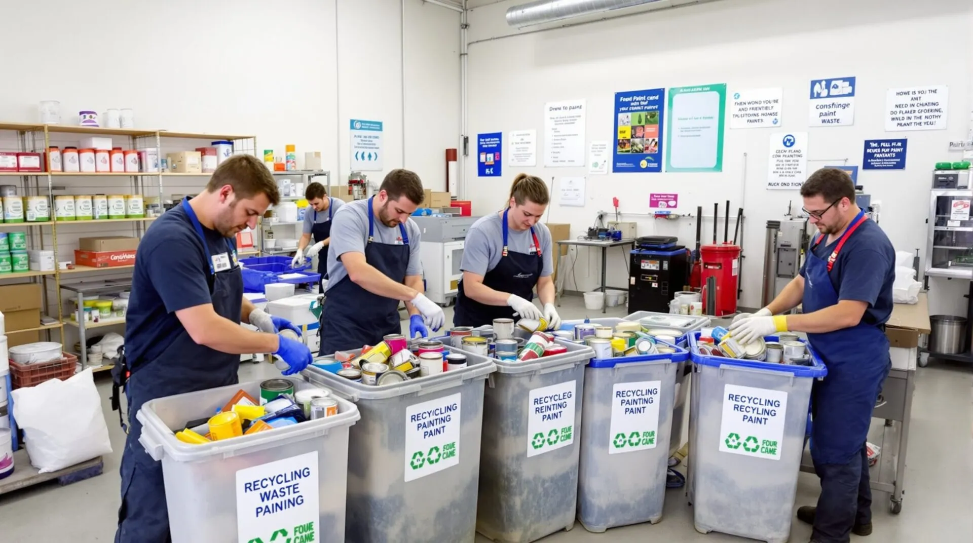 Comment une entreprise locale de peinture innove dans la gestion écologique des déchets?