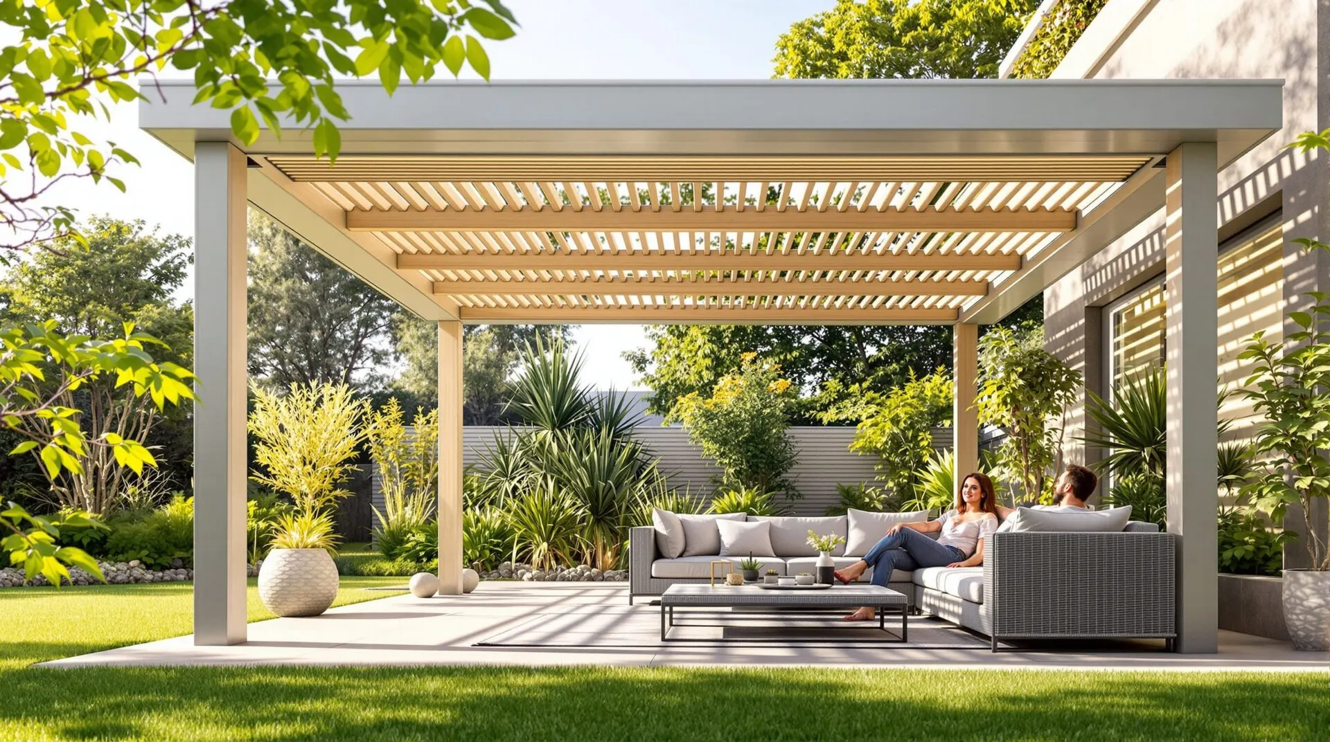 Aménagement extérieur : Comment la pergola bioclimatique sur mesure transforme durablement votre jardin ?