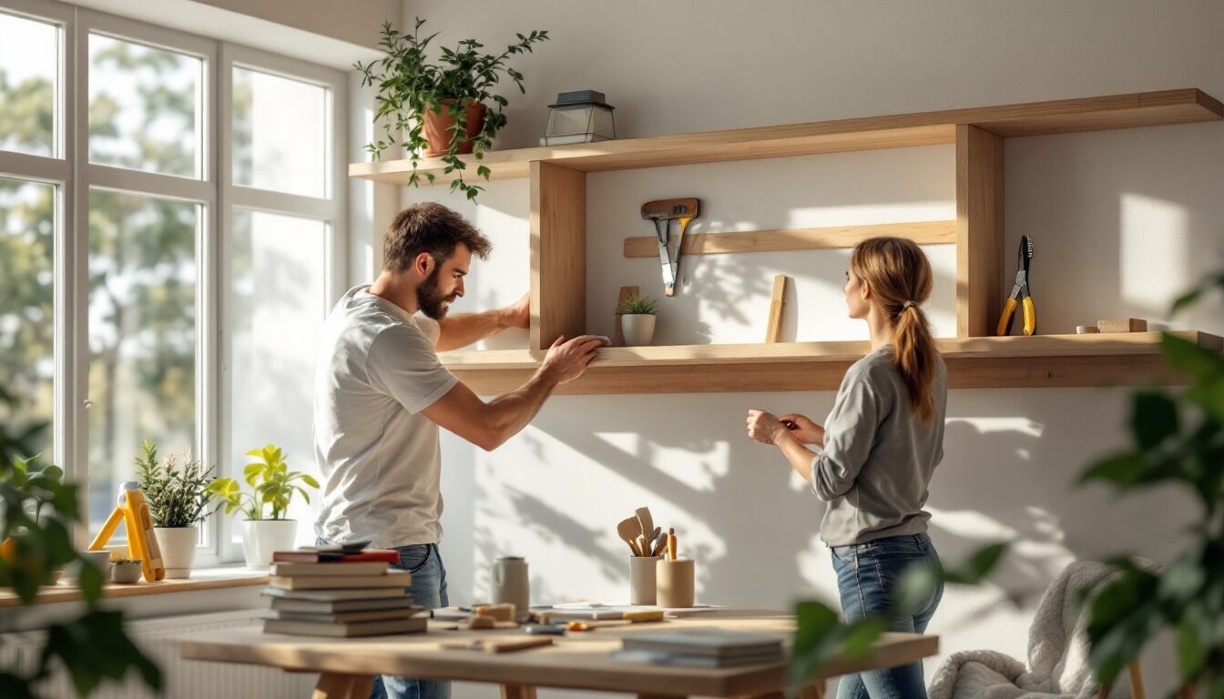 étagère murale diy