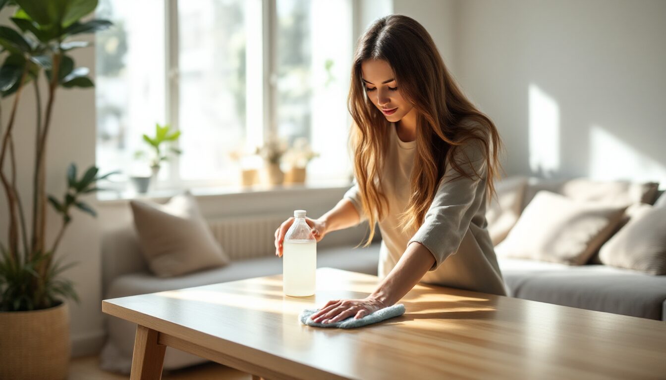 nettoyer bois vinaigre blanc