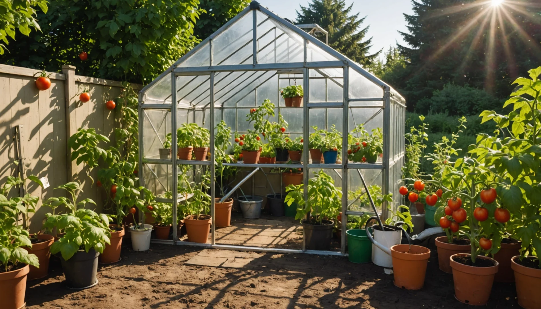 petites serres pour tomates