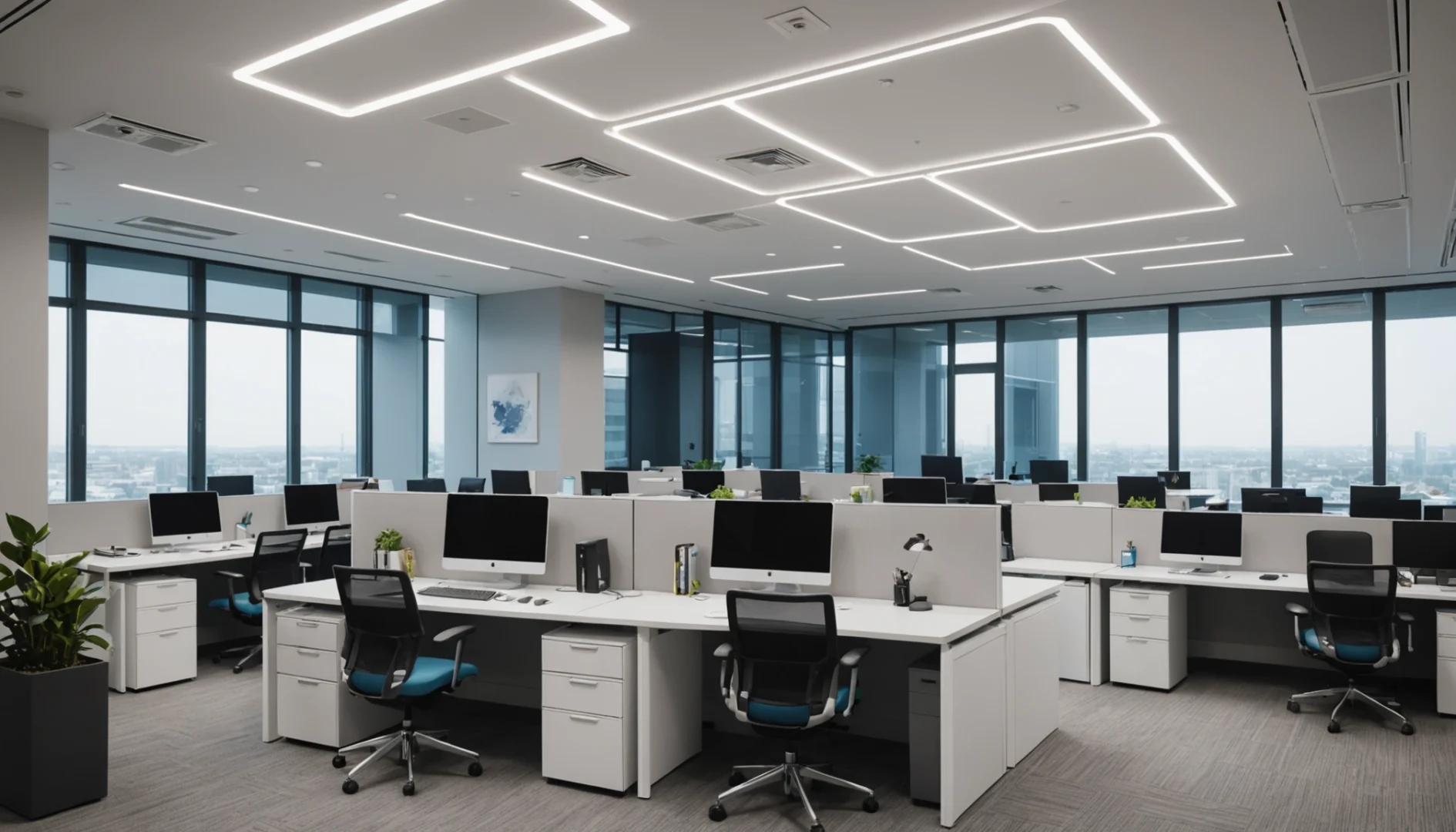 faux plafond lumineux led