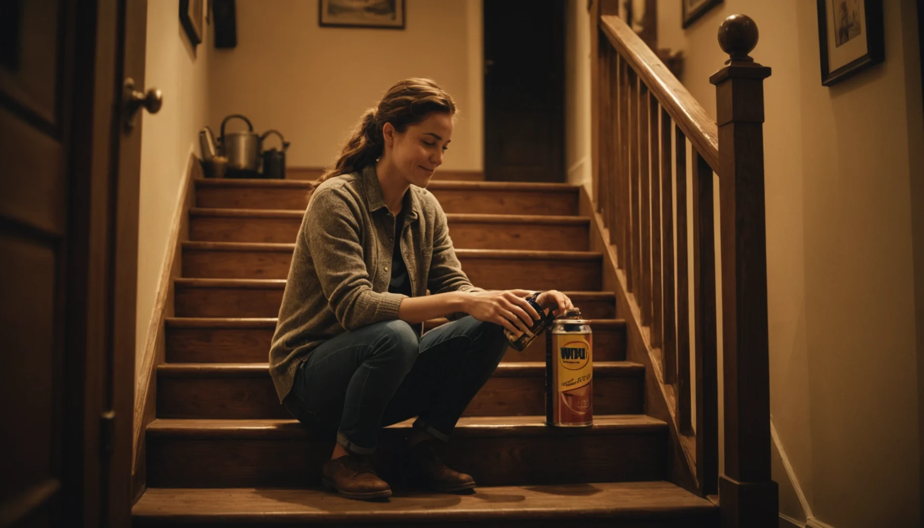 escalier qui grince wd40