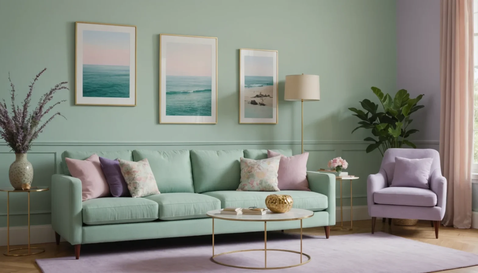 quel couleur avec le vert d'eau