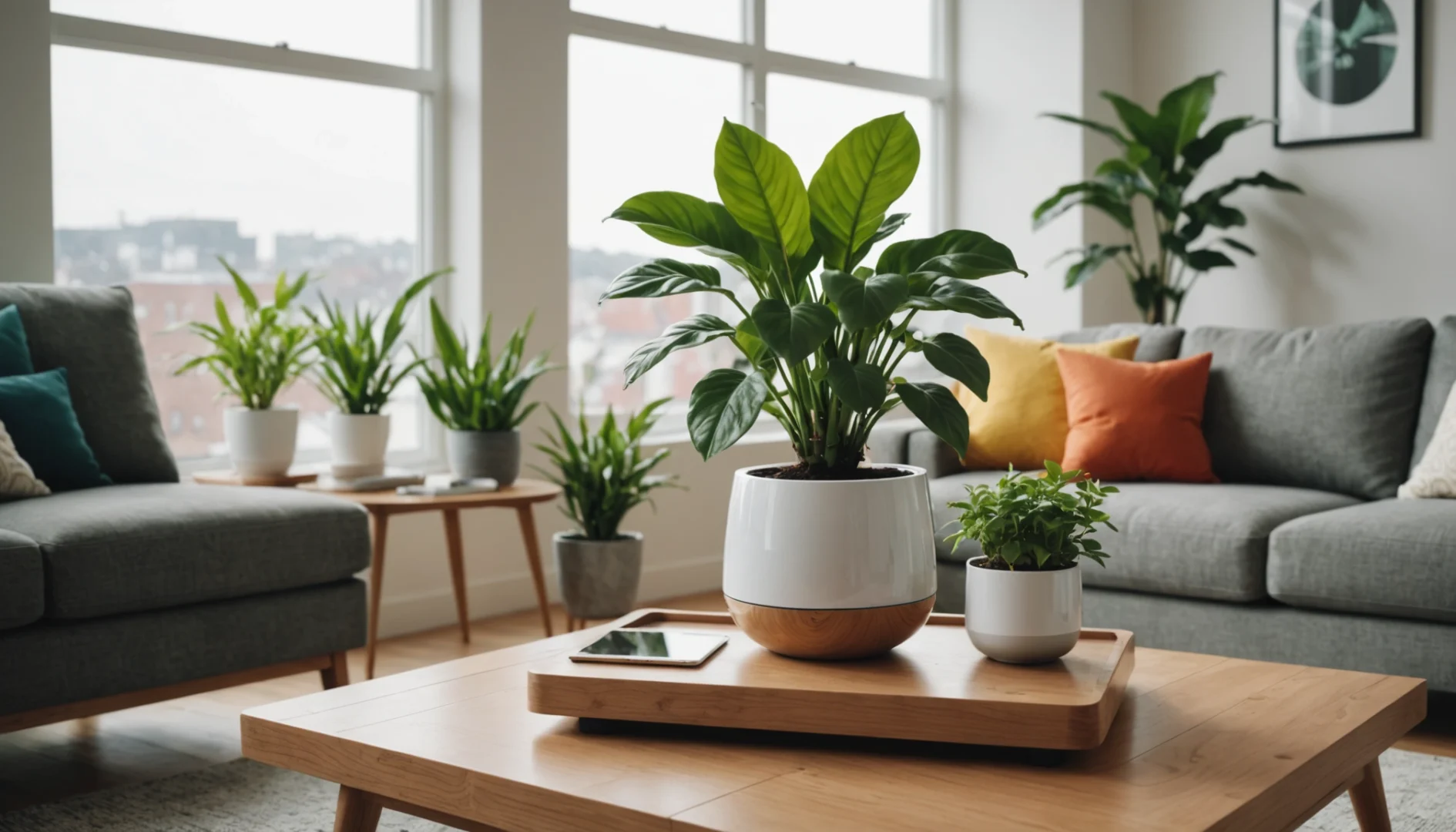 Partir en vacances sereinement avec un pot de fleur intelligent