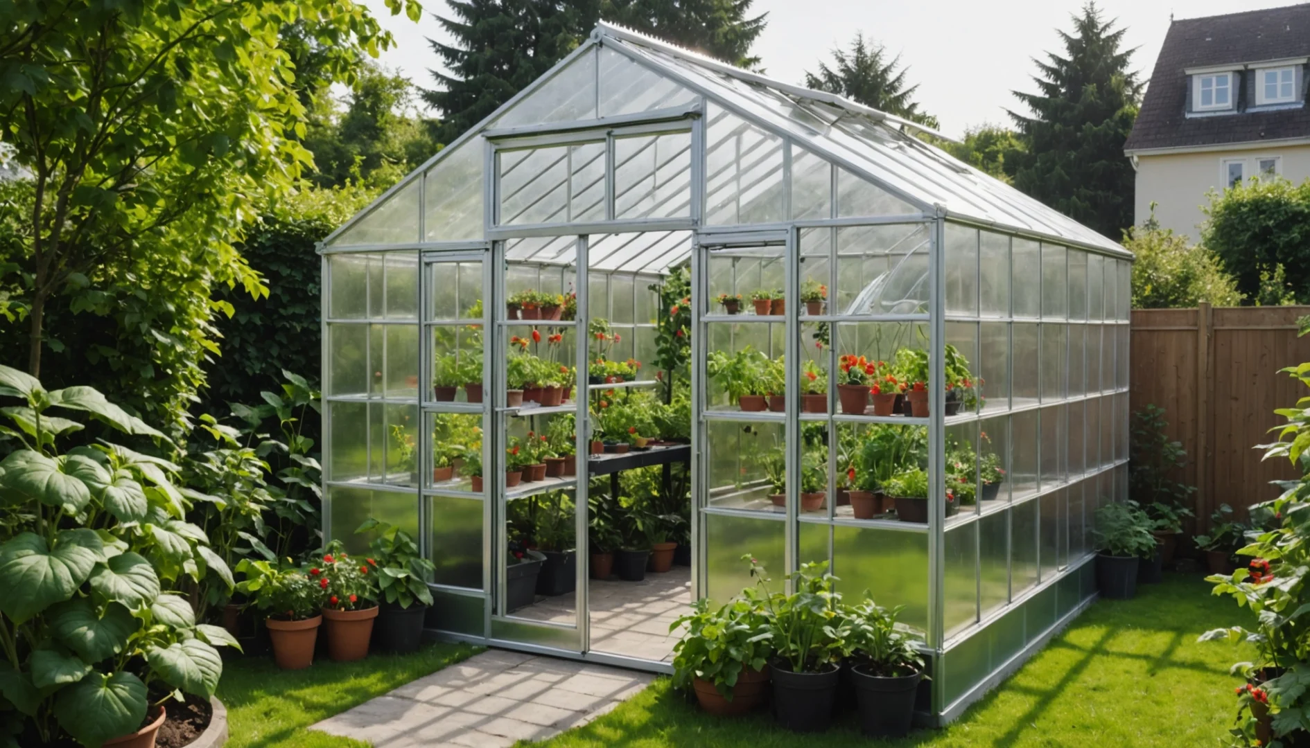 serre de jardin polycarbonate