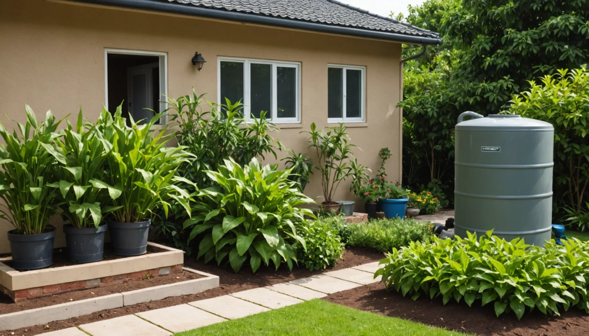 Récupérateurs d’eau de pluie pour arroser son jardin : ce que dit votre toiture