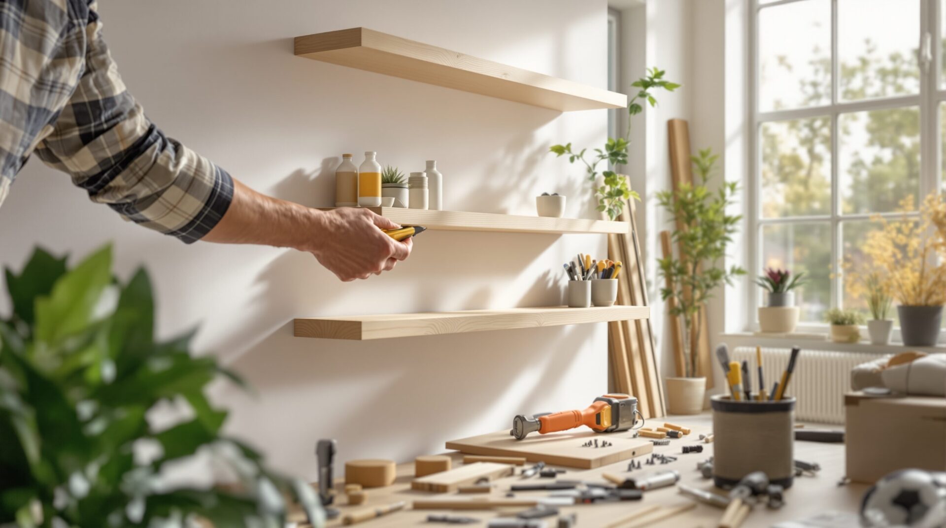 étagère murale diy