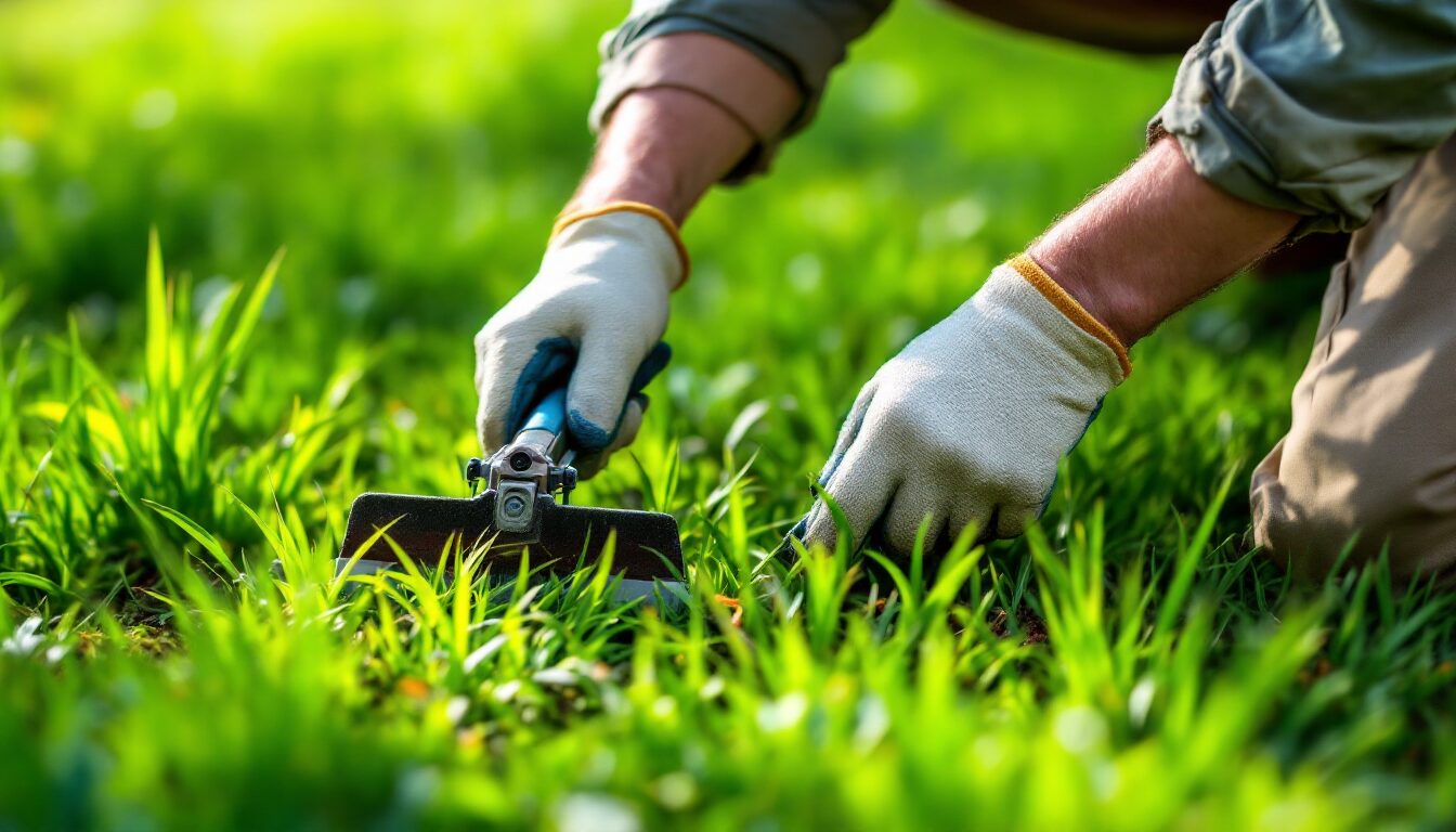 traiter les mauvaises herbes dans le gazon