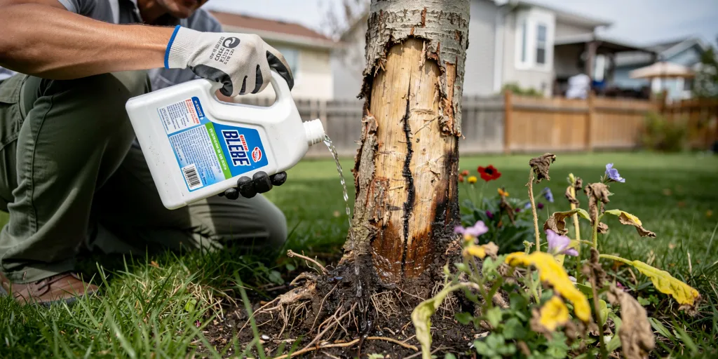 est-ce que la javel peut faire crever un arbre
