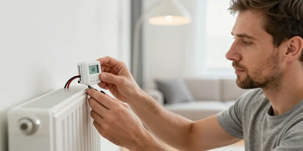 installer thermostat connecté radiateur electrique