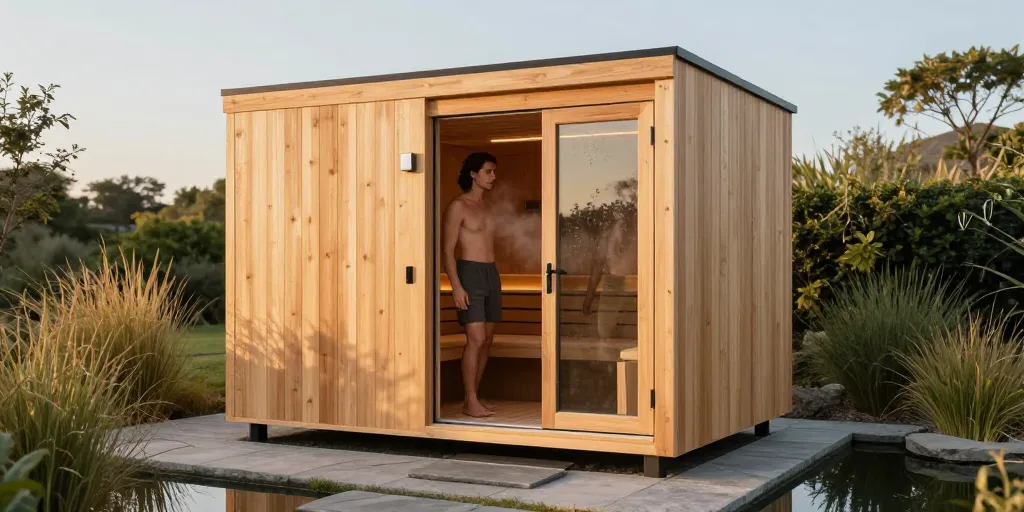 Le sauna extérieur dans les projets d’aménagement paysager : tendances, contraintes et opportunités
