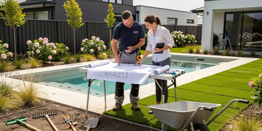 Pisciniste et paysagiste : une collaboration gagnante pour le client