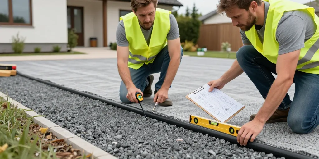 aménagement allée carrossable