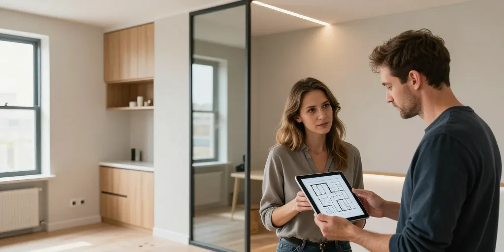 Appartement avant après : le plan pour gagner lumière et rangements ?