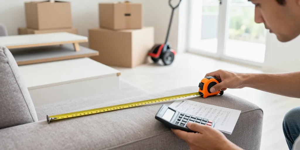 Comment calculer le volume des meubles pour un déménagement : le mètre cube ?