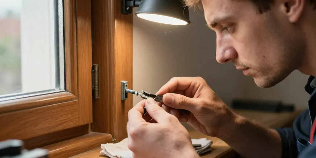 cremone cassee fenetre fermee