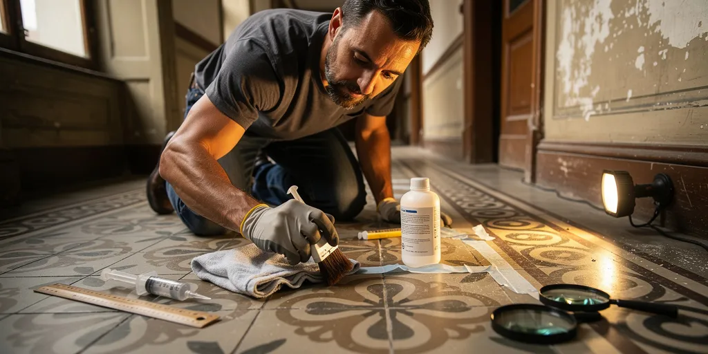Rénover des carreaux de ciment : le protocole efficace pour préserver les motifs ?