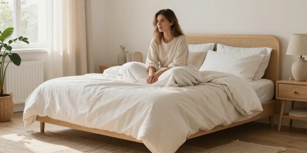 deco chambre blanc et beige