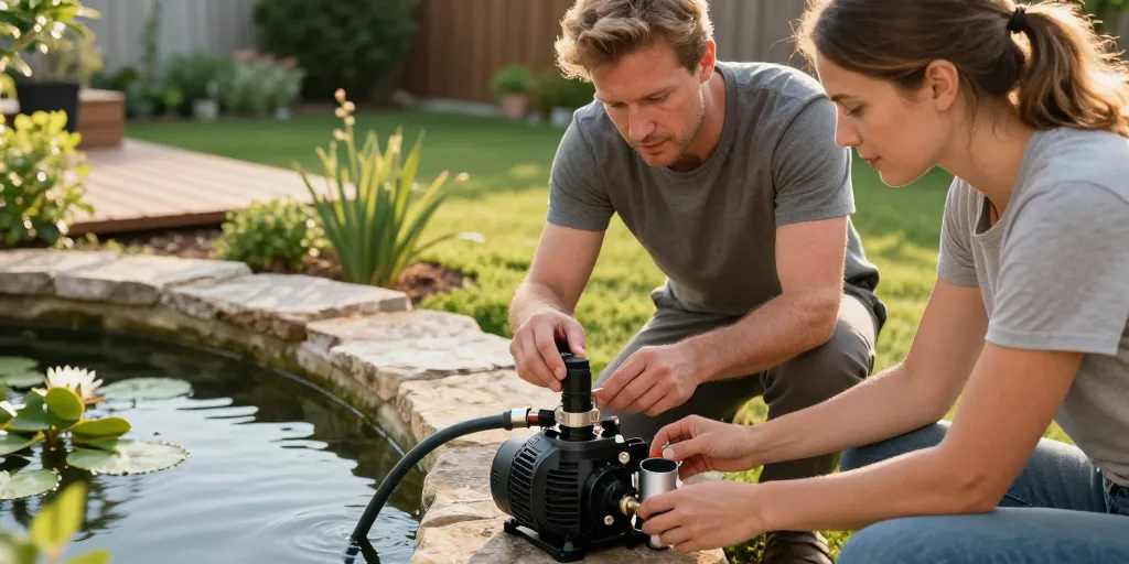 filtre bassin jardin