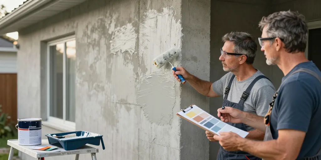 Peinture sur mur béton : la bonne peinture, comment la choisir ?