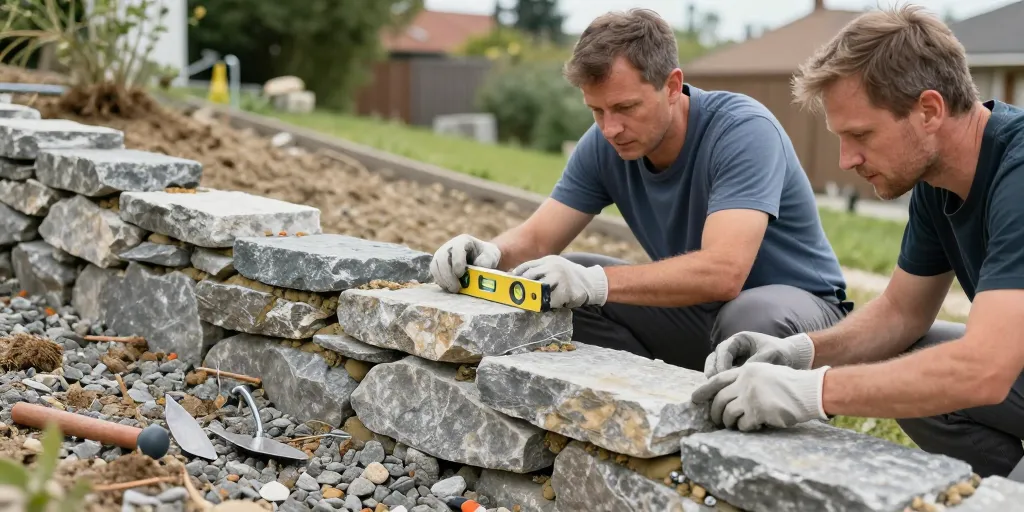 petit mur de soutènement